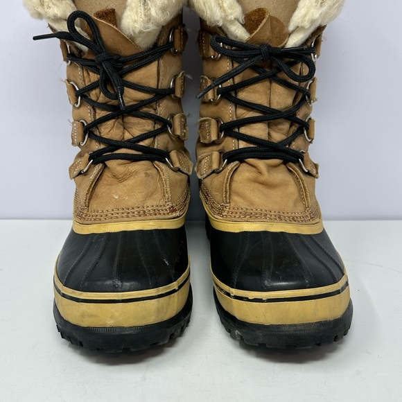 Sorel Men\'s Sz 8 Caribou Brown Waterproof Winter Boots Duck S1 main image 6